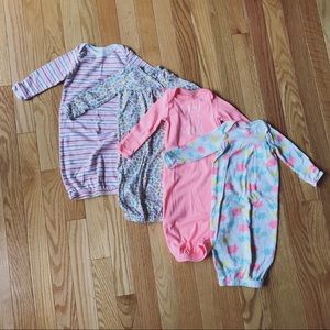 carter’s newborn girl gown bundle / lot